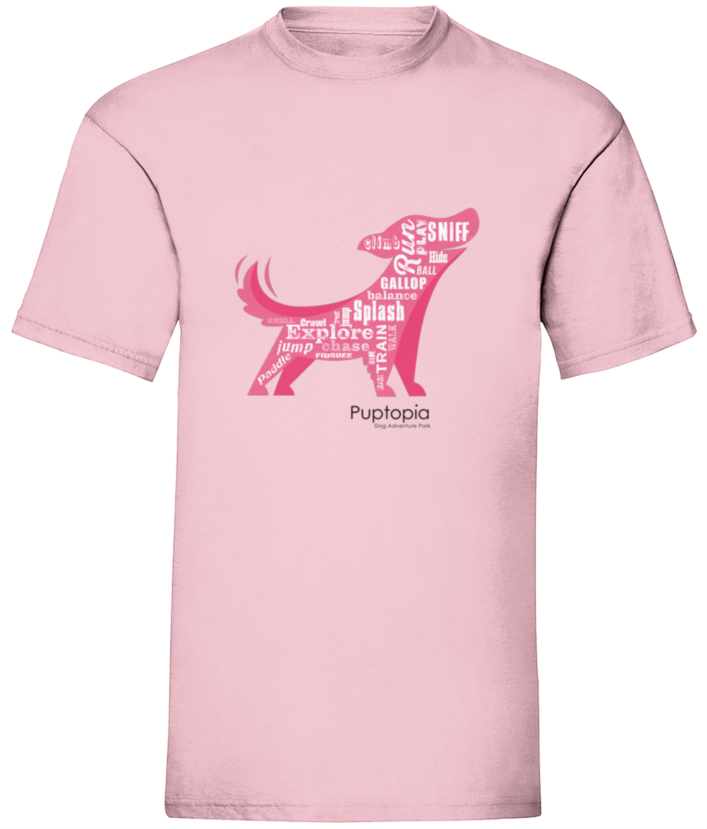 Puptopia Run, Splash, Sniff t shirt