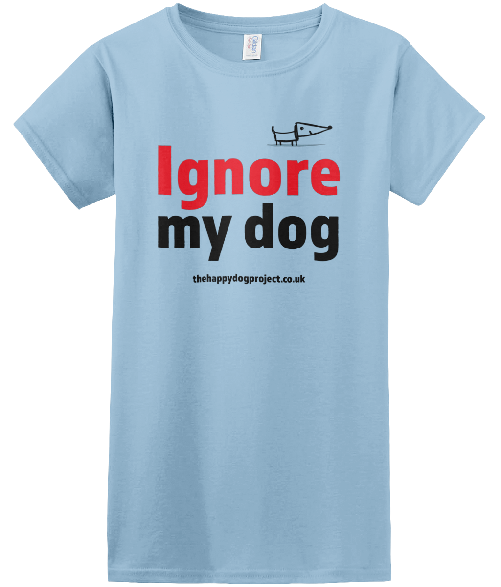 Pretty Pastel Women's Ignore My Dog T-Shirt