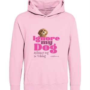 Penguin Kids Hoodie - Ignore my assistance dog